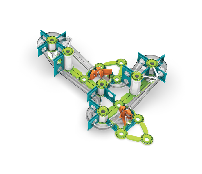 Geomag Mechanics Gravity Magnetic Race Track - 67 Pieces