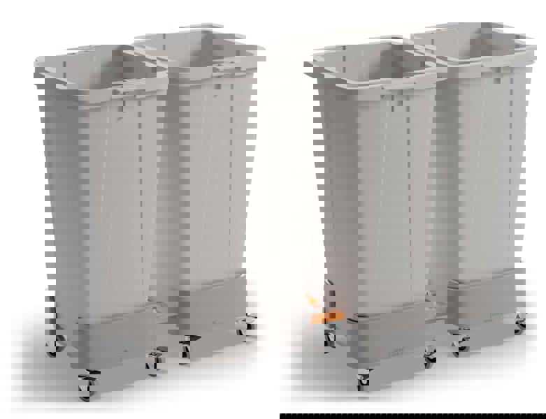 Durable 90L Linkable Bin Trolley | Robust Modular Waste Trolley for DURABIN Bins