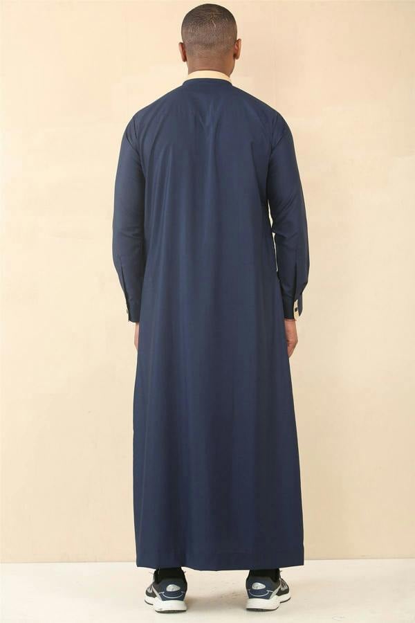 Infinity Leather Men's Thobe Arab Saudi Emirati Islamic Clothing Jubba Robe