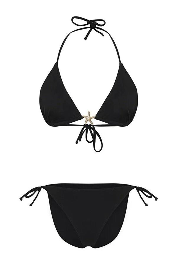 WOVCOR Triangle Covered Premium Star Accessory Regular Bikini Set
