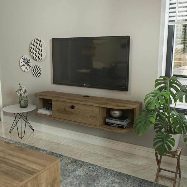 Decorotika Ibarra Floating Tv Stand TV Unit TV Cabinet for TV's up to 55"