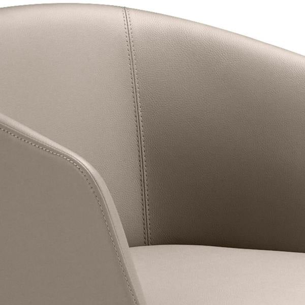Angel Cerdá Grey leatherette stool 4134
