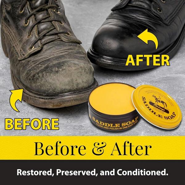 Fiebing's Saddle Soap Cleaner - Traditional Leather Care 12oz