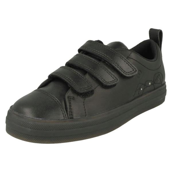 Clarks Boys Clarks Ant Detailed Light Up School Shoes Flare Bright K