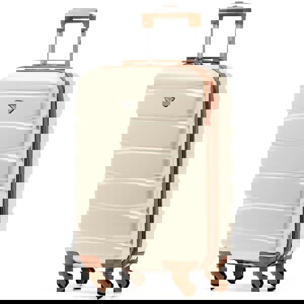 Flight Knight 55x35x20cm Cabin Carry Bag Hard Shell Suitcase 100+ Airline Approved