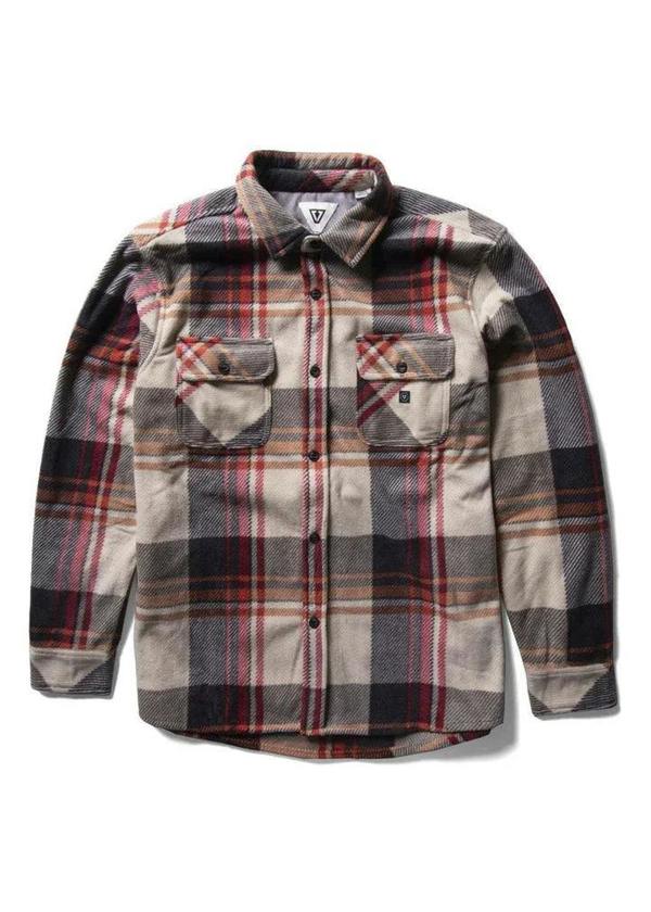 Vissla Eco-Zy LS Polar Flannel - Stone