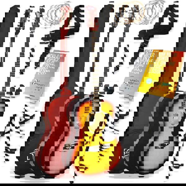 3rd Avenue Full Size Acoustic Guitar Premium Pack Blueburst Acoustic Guitars#Colour_Sunburst