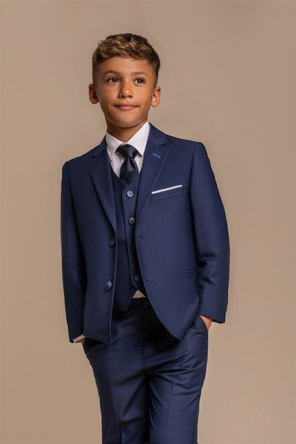 Boys Jefferson Three Piece Suit Front