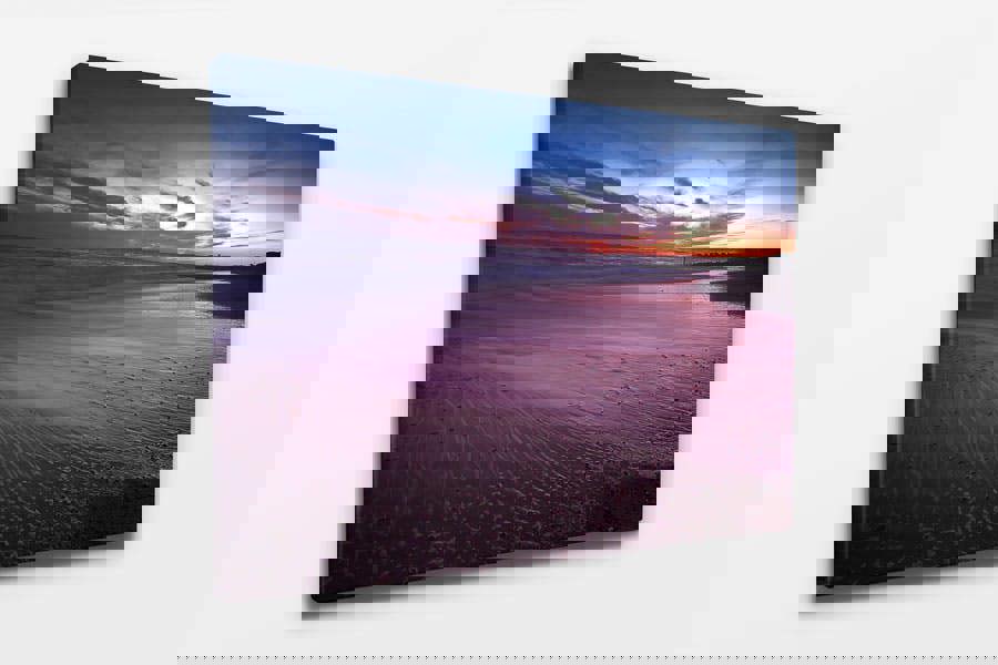 Dorset coastline sunset art print