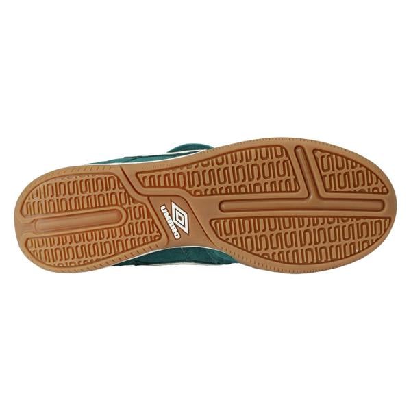Umbro Mens Speciali Tr Flap Top Suede Trainers - Forest Green/Antique White/Black - 