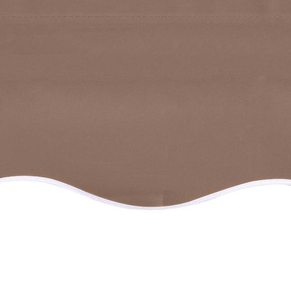 Berkfield Replacement Fabric for Awning Brown 5x3 m