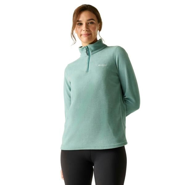 Regatta Great Outdoors Womens/Ladies Sweetheart 1/4 Zip Fleece Top - Ivy Moss - 