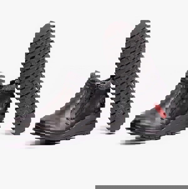 Rieker L4854-00 Womens Leather Boots - Black