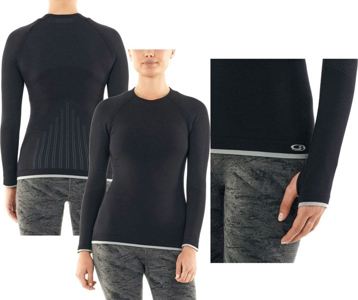 Icebreaker Women's ZoneKnit 200 Seamless Long Sleeve Crew {IC-0A56HD}