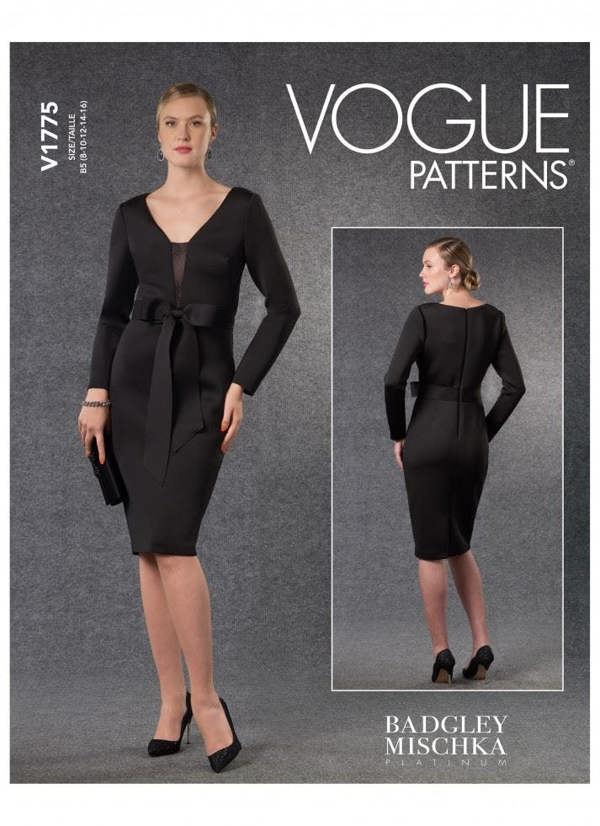 Vogue Sewing Pattern 1775, Dresses for Women, B5 (8-10-12-14-16) - Intermediate