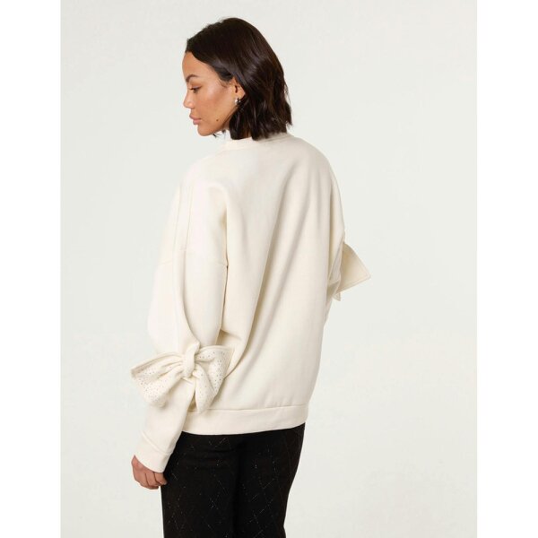 Blue Vanilla Bow Sleeve Sweatshirt