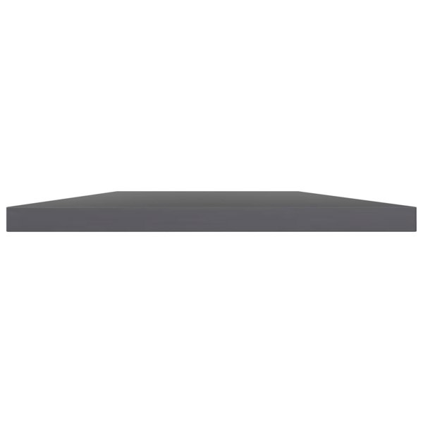Berkfield Bookshelf Boards 4 pcs High Gloss Grey 60x40x1.5 cm Engineered Wood