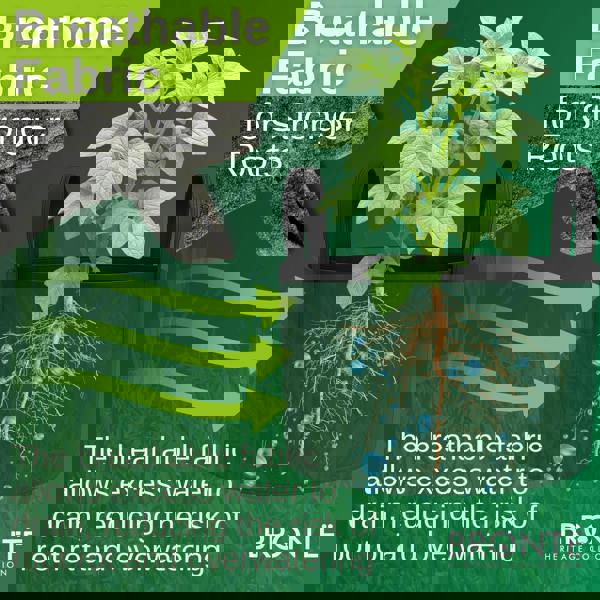 Breathable fabric grow bag