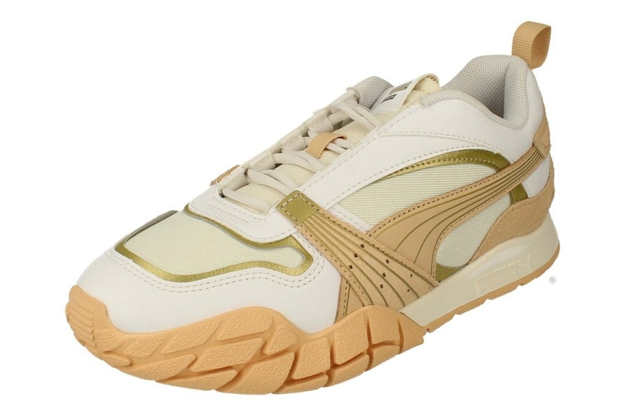 Puma Kyron Poison Flower Womens 374770  001 - Puma White Natural Vachetta 01 - Photo 0