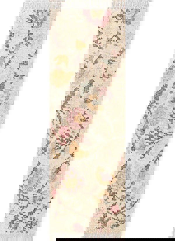 The Rugs Roya Afghan Kelim Rug Violette – Floral Design