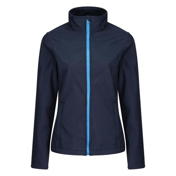 Regatta Standout Womens/Ladies Ablaze Printable Soft Shell Jacket - Navy/French Blue