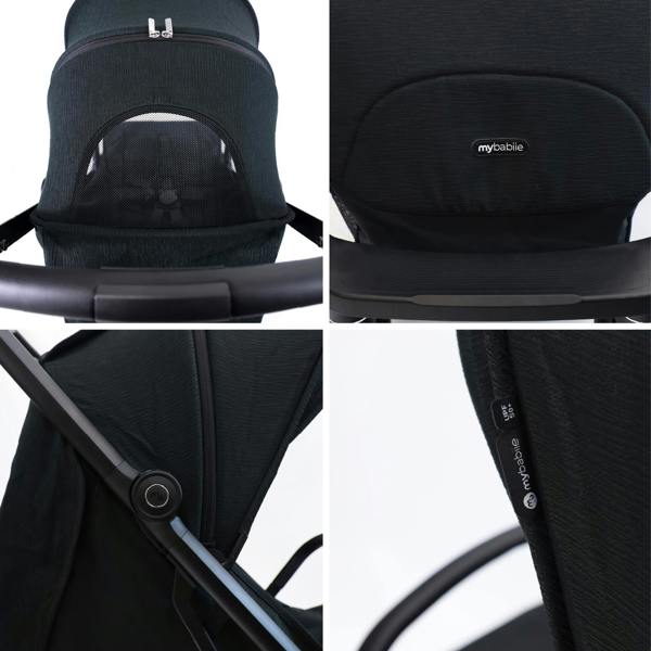 My Babiie MBX7 Compact Stroller - Black