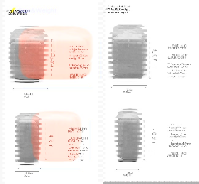 Norman Copenhagen Circus Pouf, Footstool-Weilai Concept-Weilai Concept