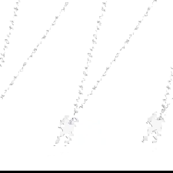 Mylee London Airedale Terrier Silhouette Silver Necklace - Personalised