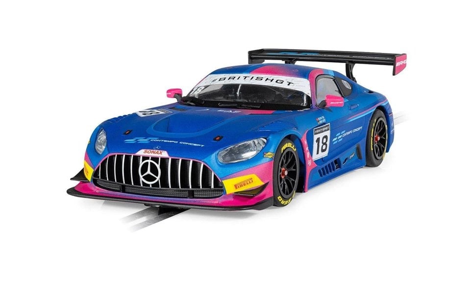 Scalextric Mercedes AMG GT3 British GT 2024 2SEAS Motorsport 1:32 Scale Scalextric C4623