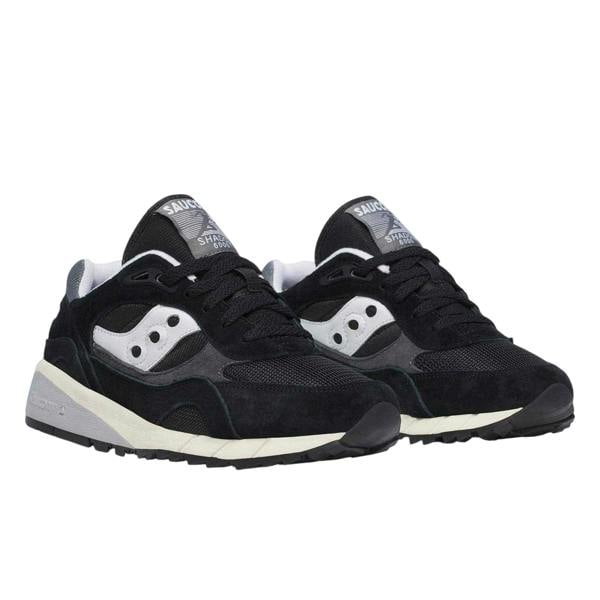 Saucony Mens Shadow 6000 Suede Shoes - Black/Grey - 