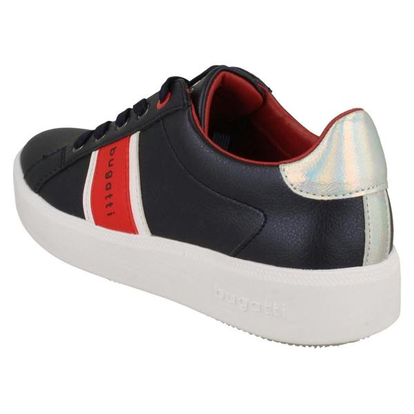Bugatti Ladies Bugatti Stripe Detailed Chunky Sole Trainers BUG31511