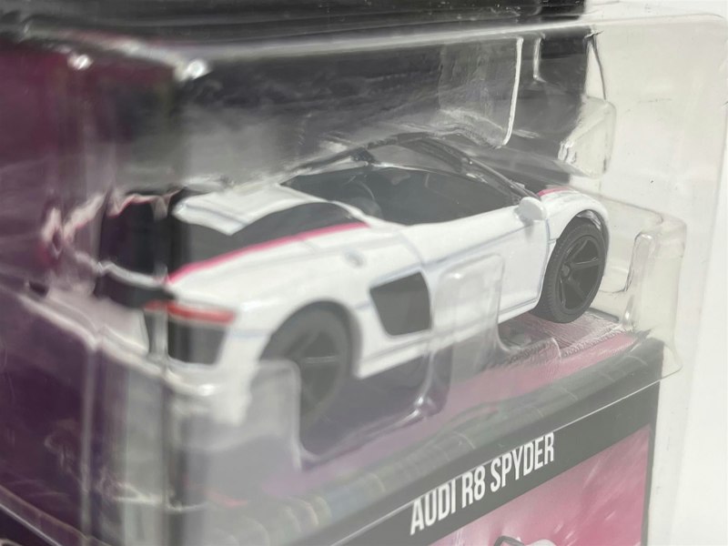 Jada Audi R8 Spyder White 1:64 Scale Pink Slips Jada 213291000