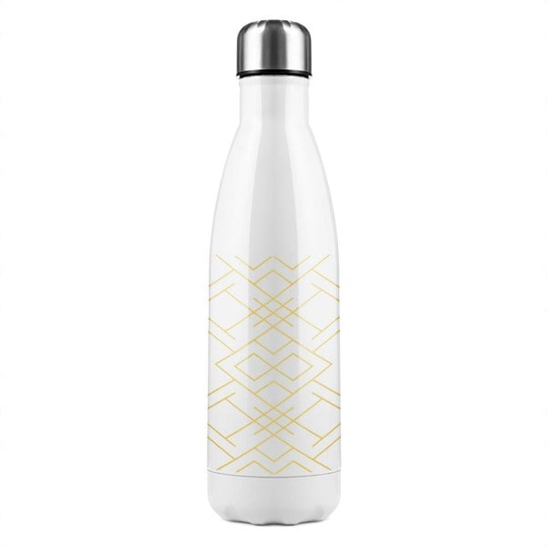 Benjamin Tate Design Rose Gold Marble Stainless Steel Bottle