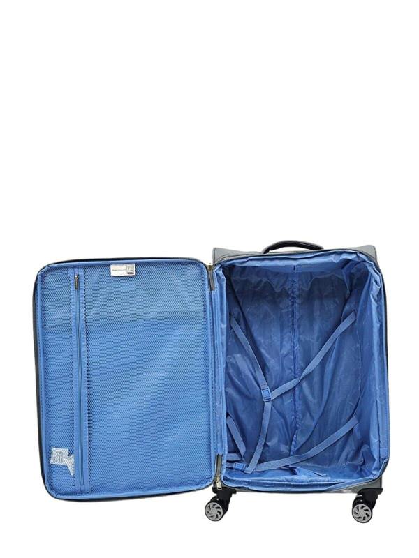 Eagle Luggage Lightweight Cabin 4 Wheel Soft Luggage Travel Bag