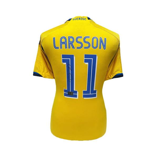 Unbranded Henrik Larsson Signed Sweden Shirt