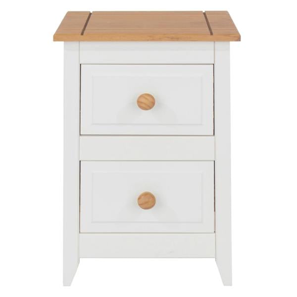 Core Products Set of 2 Capri 2-Drawer Petite Bedside Cabinets