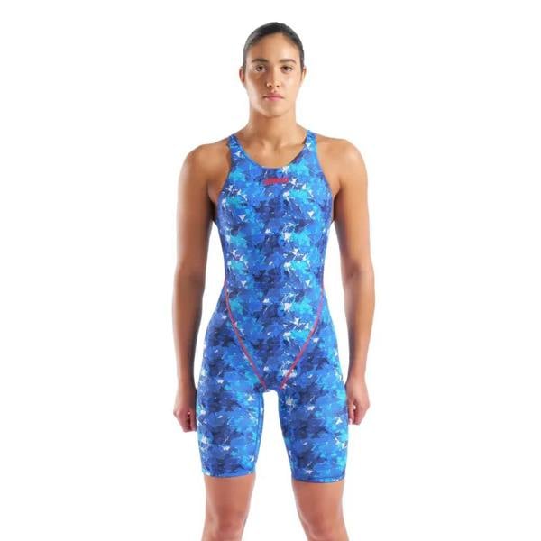 Arena Limited Edition Powerskin ST NEXT Splashy Multi blue floral swimsuit