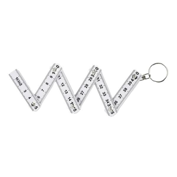 MidOcean Fuster Carpenter´s Ruler Keyring - White - 