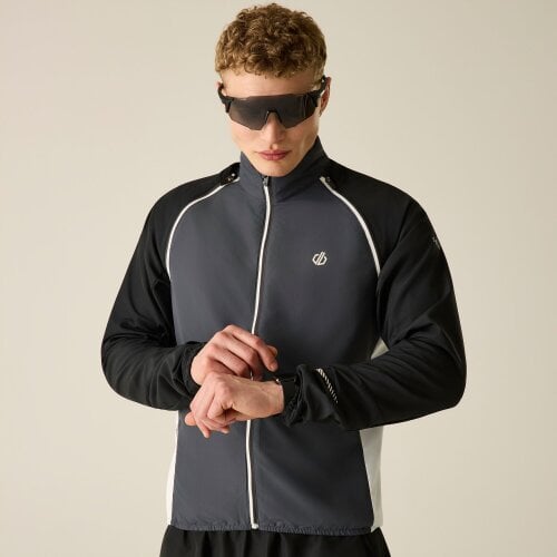 Dare 2B Mens Oxidate Windshell Jacket - Black/Ebony