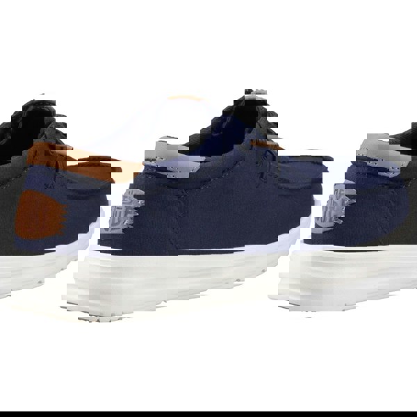 HEYDUDE Paul Canvas Cotton Men's Navy Blazer Moccasins Shoes