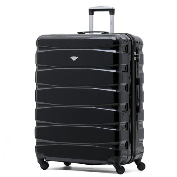 Flight Knight 29" Large Suitcase Check-in Hold Luggage Hard Shell 4 Wheels TSA Lock