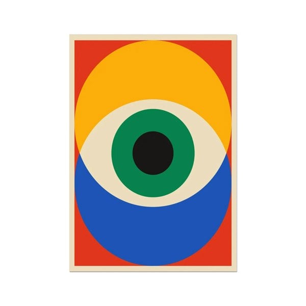 Bauhaus Art Print - Red Eye