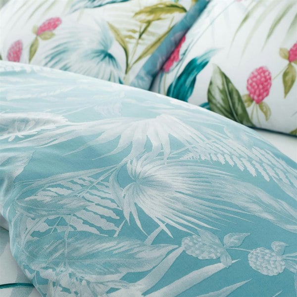 Catherine Lansfield Aruba Floral White Duvet Cover Set