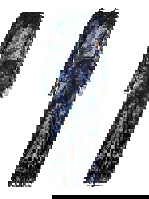 GWD Genevieve Floral Print Maxi Dress