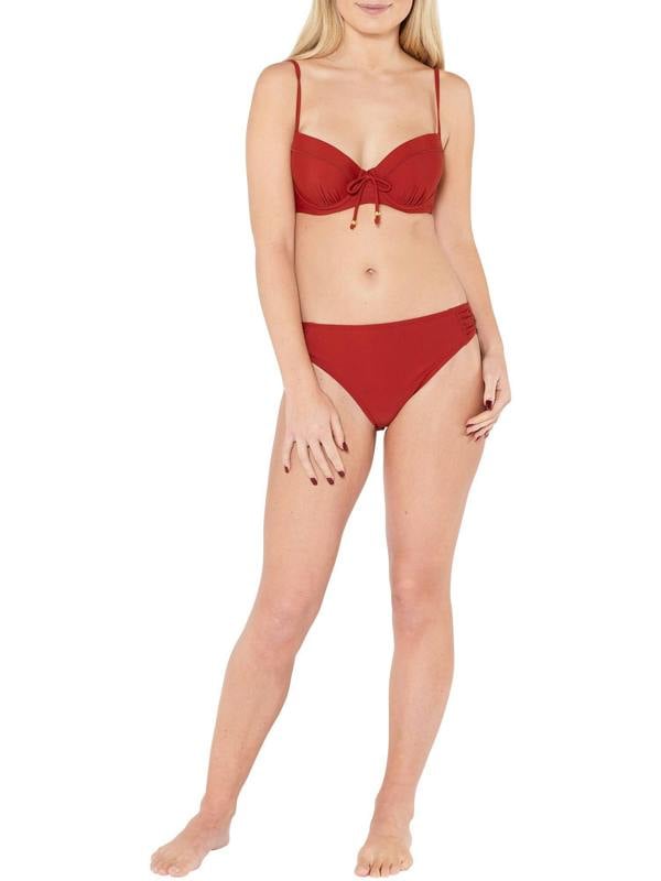 Burnt Orange High Leg Bikini Brief Full Set