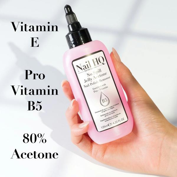 Nail HQ No Spill Jelly Acetone Nail Polish Remover – 125ml