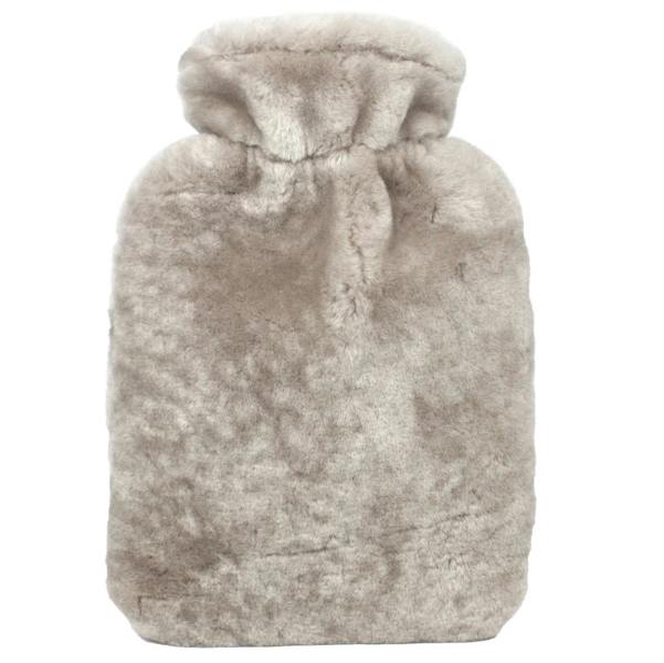 Luxury Sheepskin Hot Water Bottle - close-up detail