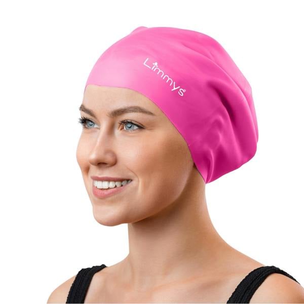 Limmys Premium Long Hair Swim Caps for Women
