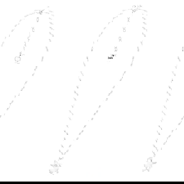 Lancashire Heeler Silhouette Silver Necklace - Personalised - MYLEE London