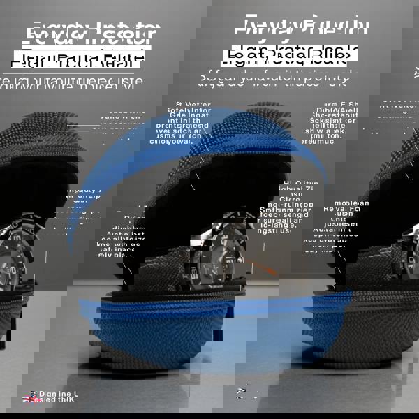 Blue Single Watch Travel Case – Sleek, Durable & Portable watchcaseKennett Great Britain